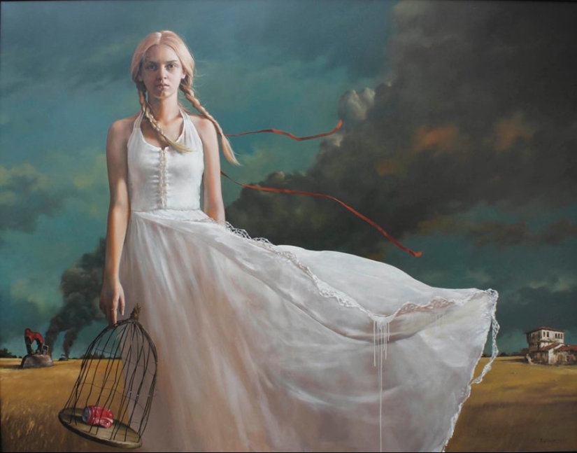 Macedonian artist Sinisa Kashavelski and his realism, shrouded in mystery Macedonian artist Sinisa Kashavelski and his realism, shrouded in mystery