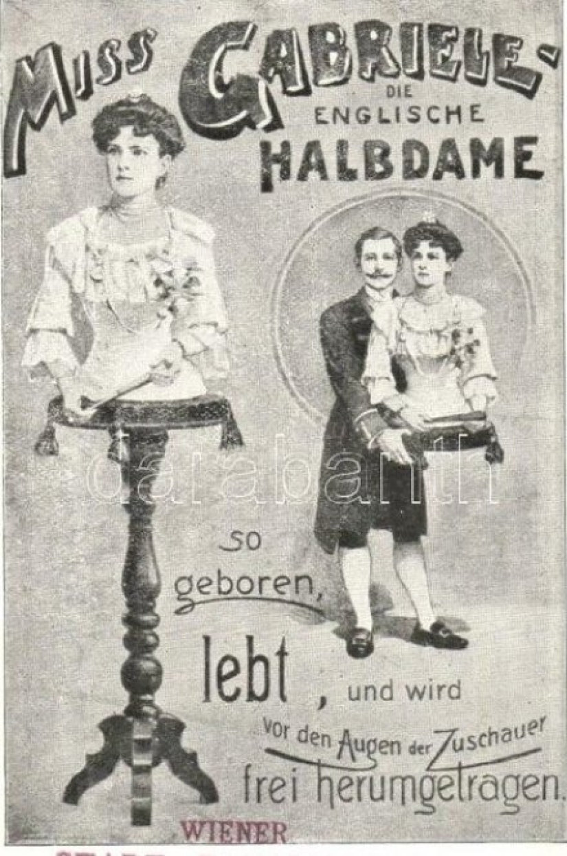 Mademoiselle Gabriel: the story of a charming “half-woman”