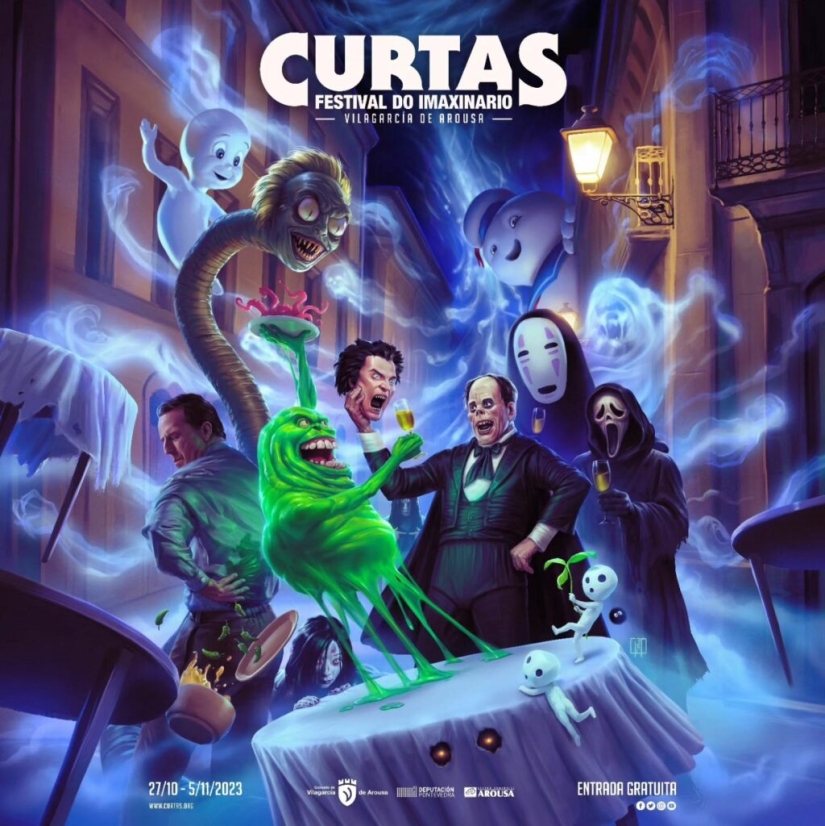 Maestro del terror escalofriante Flavio Greco Paglia