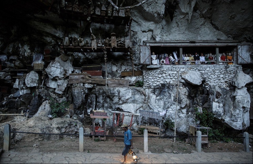 Manene Festival, during which the Toraja people dig up the bodies of their deceased relatives