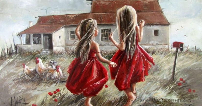 Mary Magdalene Oosthuizen: the artist painting your own happiness Mary Magdalene Oosthuizen: the artist painting your own happiness