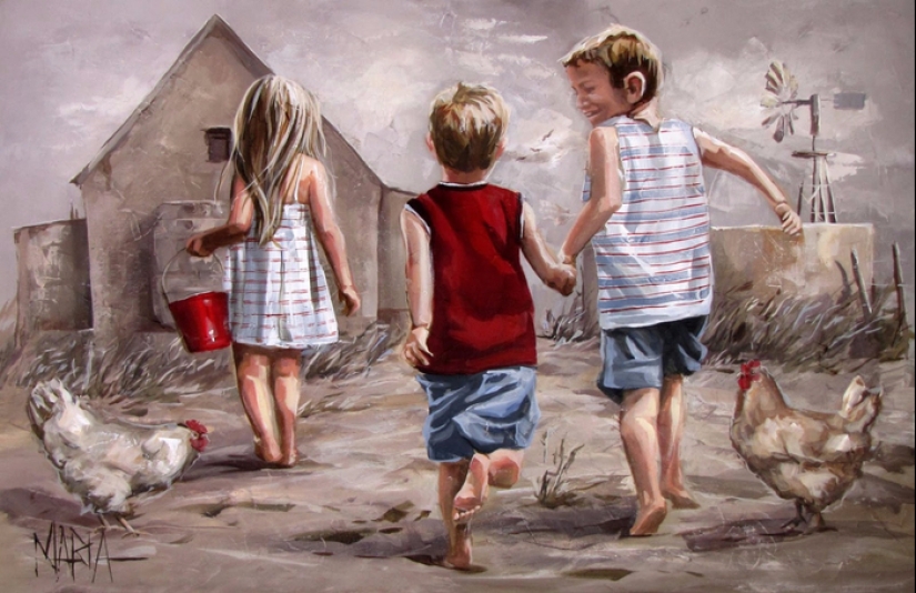 Mary Magdalene Oosthuizen: the artist painting your own happiness Mary Magdalene Oosthuizen: the artist painting your own happiness