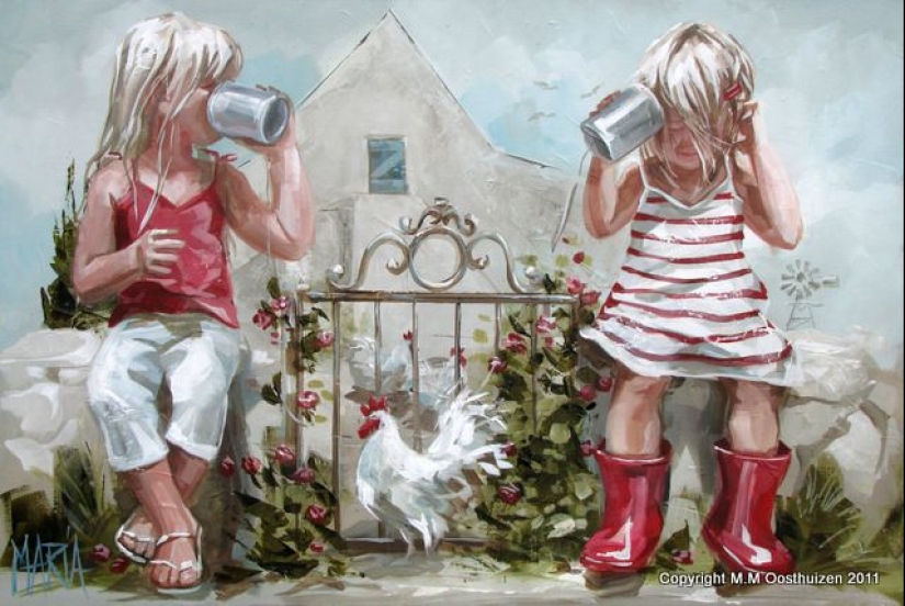 Mary Magdalene Oosthuizen: the artist painting your own happiness Mary Magdalene Oosthuizen: the artist painting your own happiness