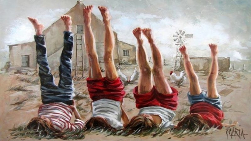 Mary Magdalene Oosthuizen: the artist painting your own happiness Mary Magdalene Oosthuizen: the artist painting your own happiness