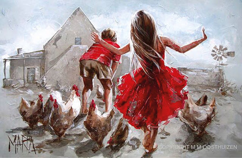 Mary Magdalene Oosthuizen: the artist painting your own happiness Mary Magdalene Oosthuizen: the artist painting your own happiness