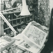 Master cozy illustration of Jill Barklem and her cute mouse tale