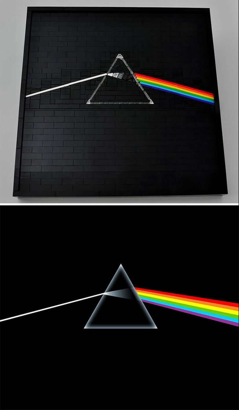 Masterpieces of art, sobrannye from LEGO Masterpieces of art, sobrannye from LEGO