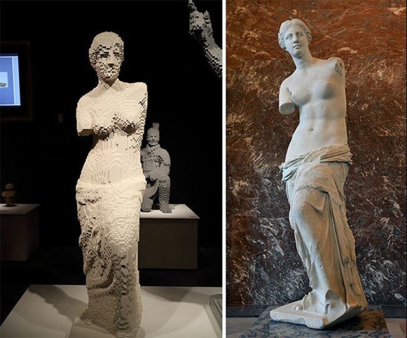 Masterpieces of art, sobrannye from LEGO Masterpieces of art, sobrannye from LEGO