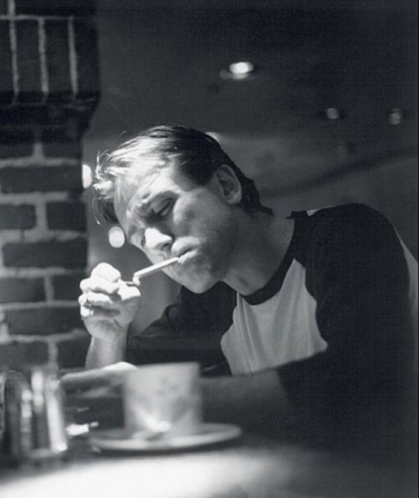 Men early in the morning