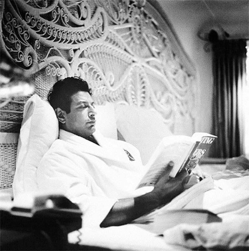 Men early in the morning