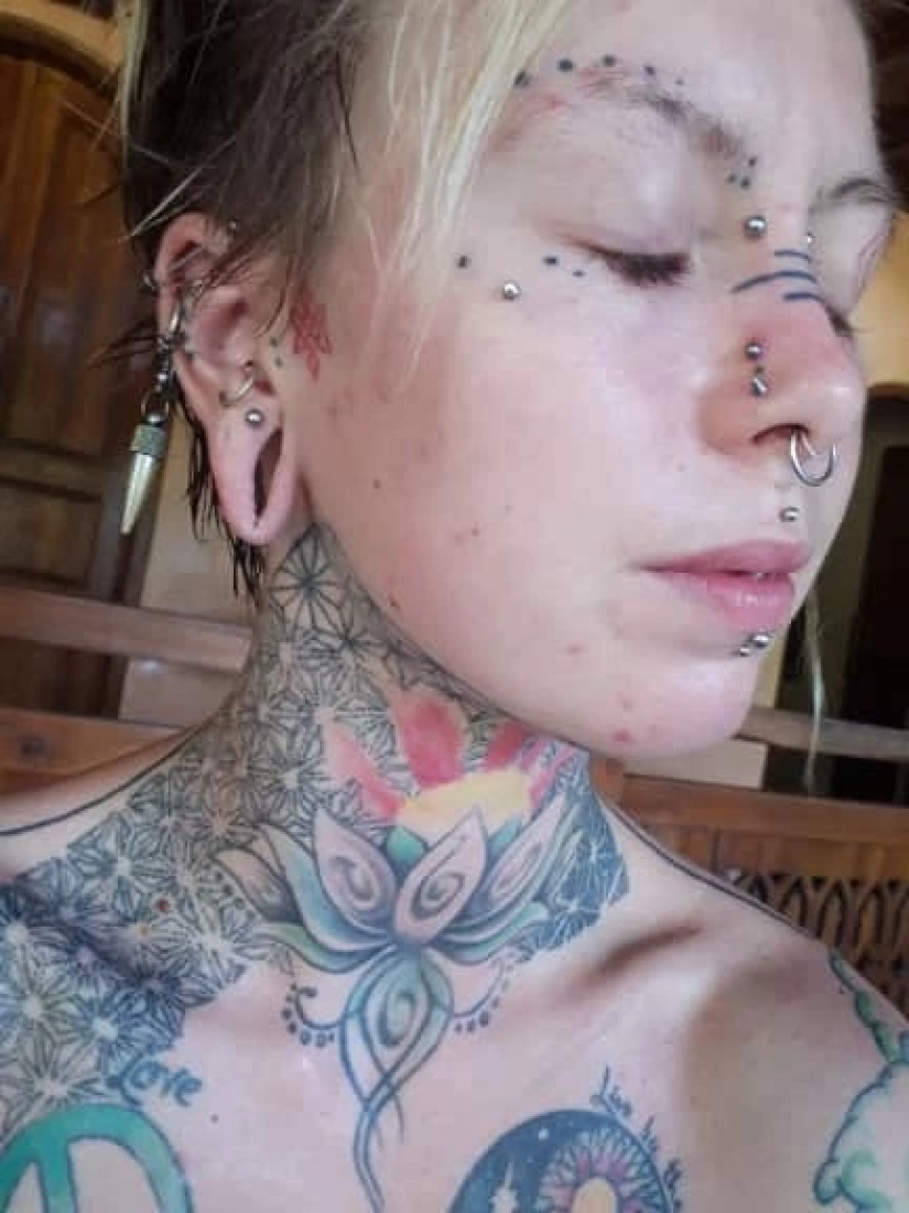 Mistakes of youth: the three British women regret what made face tattoos, drunk and foolishly