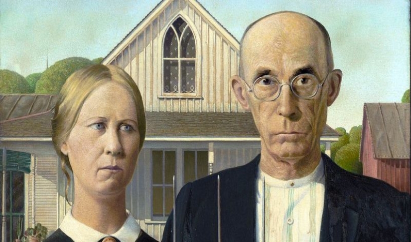 Modest Grant Wood: the secret of the author of “American Gothic”