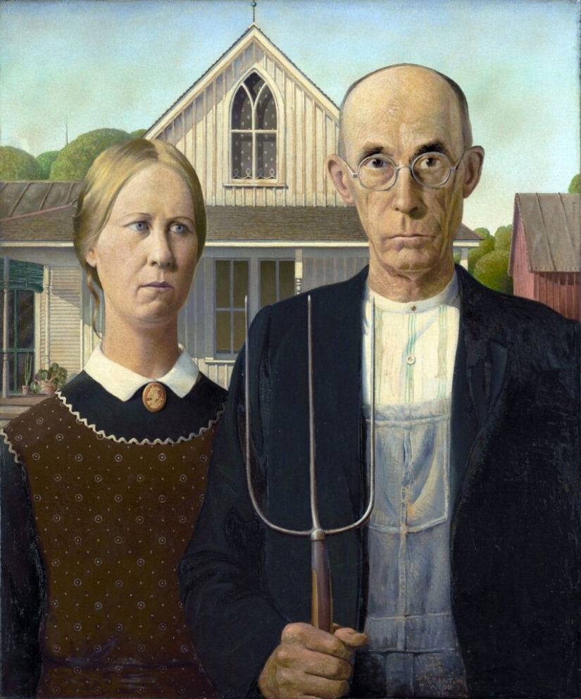 Modest Grant Wood: the secret of the author of “American Gothic”