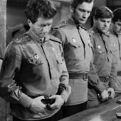 Movie legend: "Only old men go into battle"