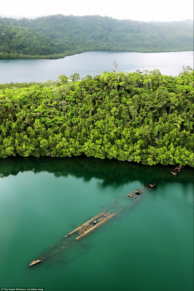 Máquinas de guerra de la Segunda Guerra Mundial, perdidas en islas lejanas en el Océano Pacífico