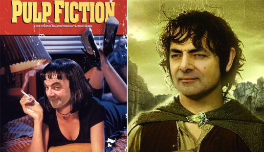 Mr. Bean starred in almost all the films, there is evidence