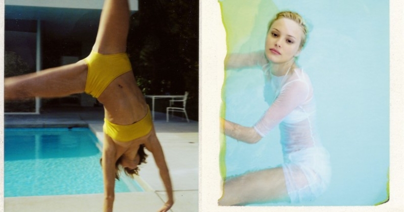 Mujeres en polaroids atmosféricas de la década de 1990 Mujeres en polaroids atmosféricas de la década de 1990