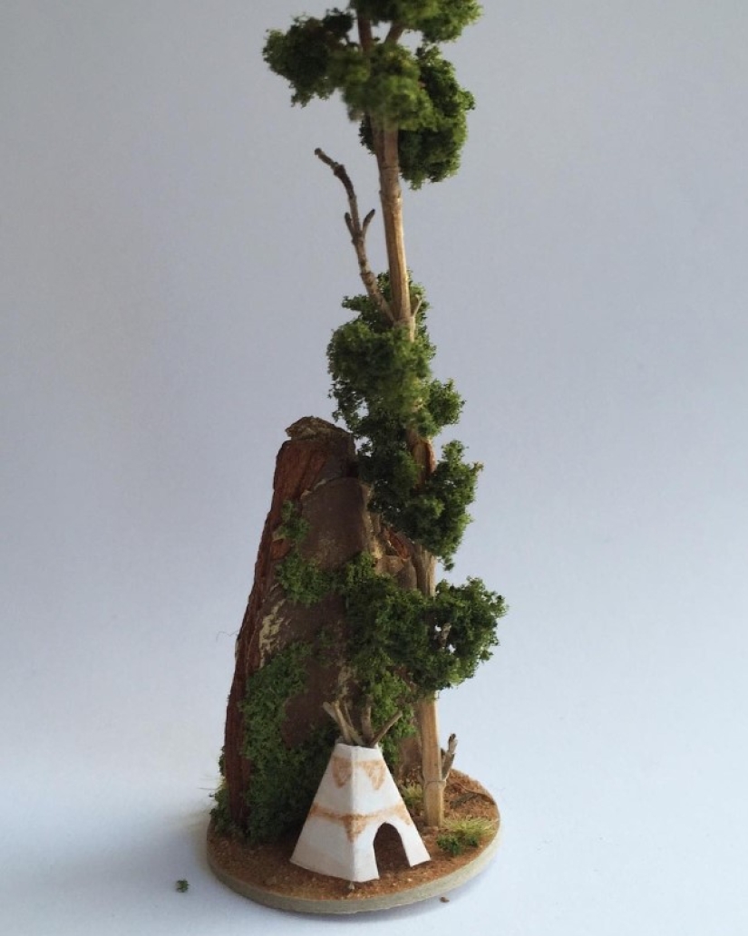 Mundos flotantes en un tubo de ensayo de un artista holandés Mundos flotantes en un tubo de ensayo de un artista holandés