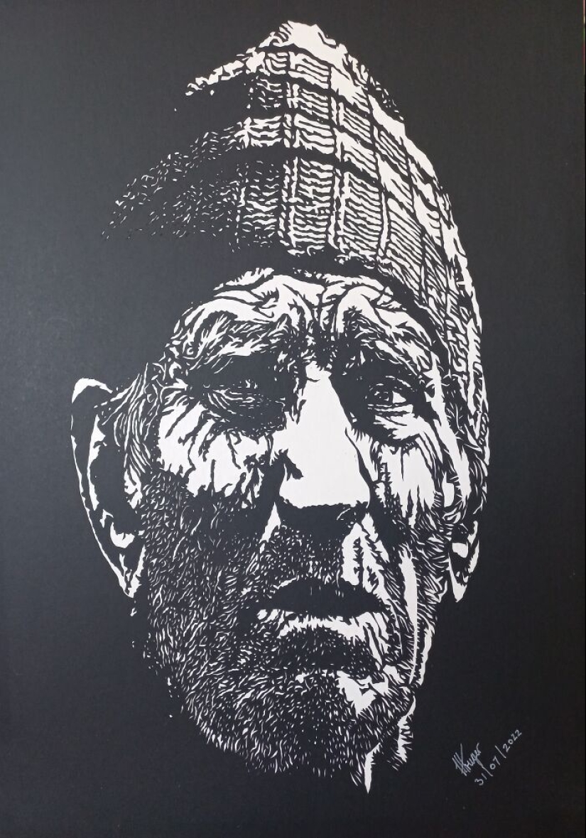 My 12 Handcut Artworks From A Single Piece Of Paper That Tell A Story