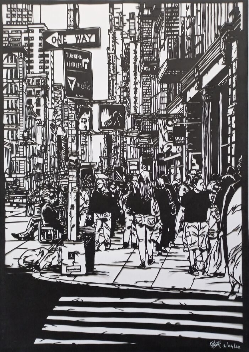 My 12 Handcut Artworks From A Single Piece Of Paper That Tell A Story