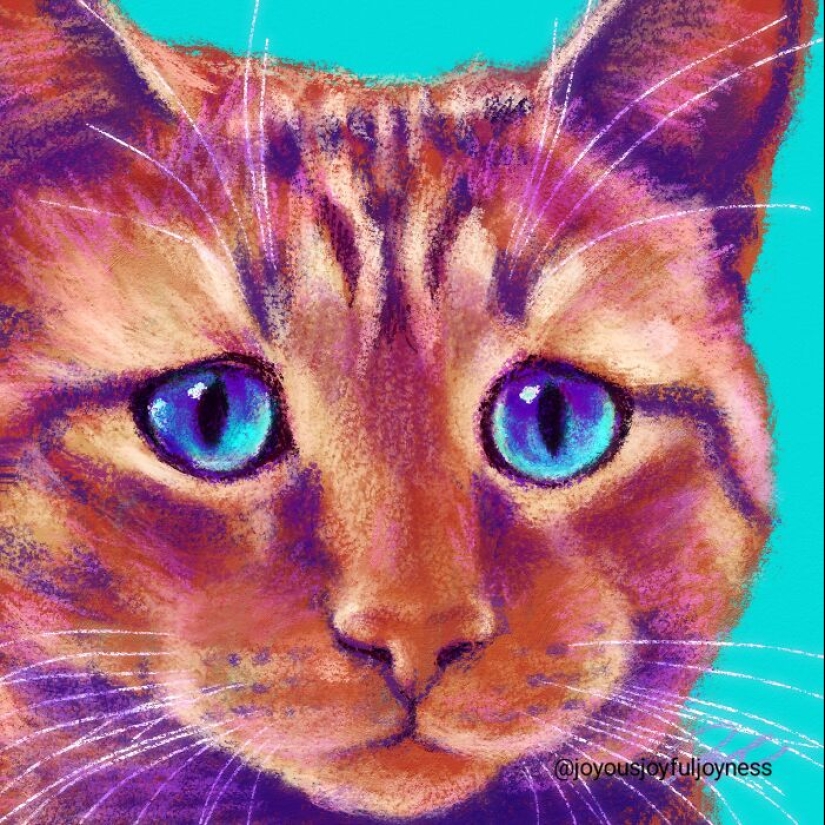 My 20 Whimsical Paintings Of Cats In Their Funniest Poses My 20 Whimsical Paintings Of Cats In Their Funniest Poses