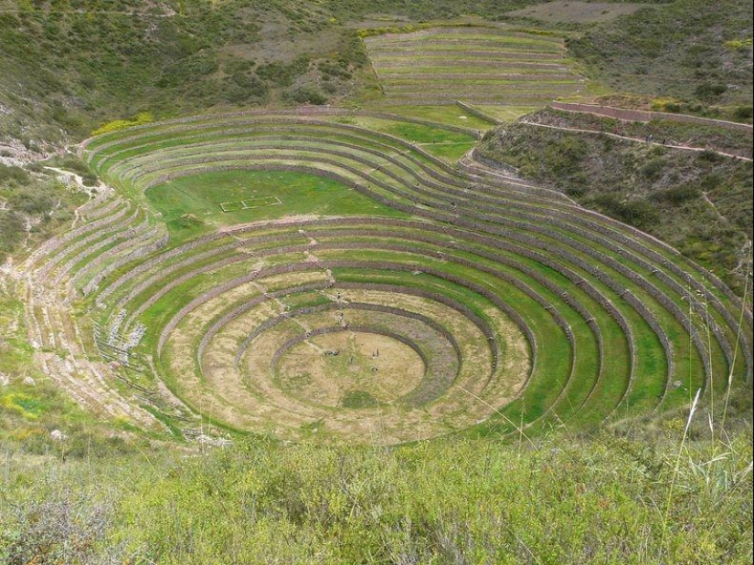 Mystical agricultural Inca terraces of Moray Mystical agricultural Inca terraces of Moray