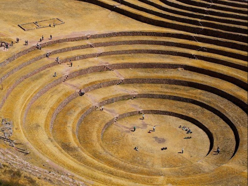Mystical agricultural Inca terraces of Moray Mystical agricultural Inca terraces of Moray