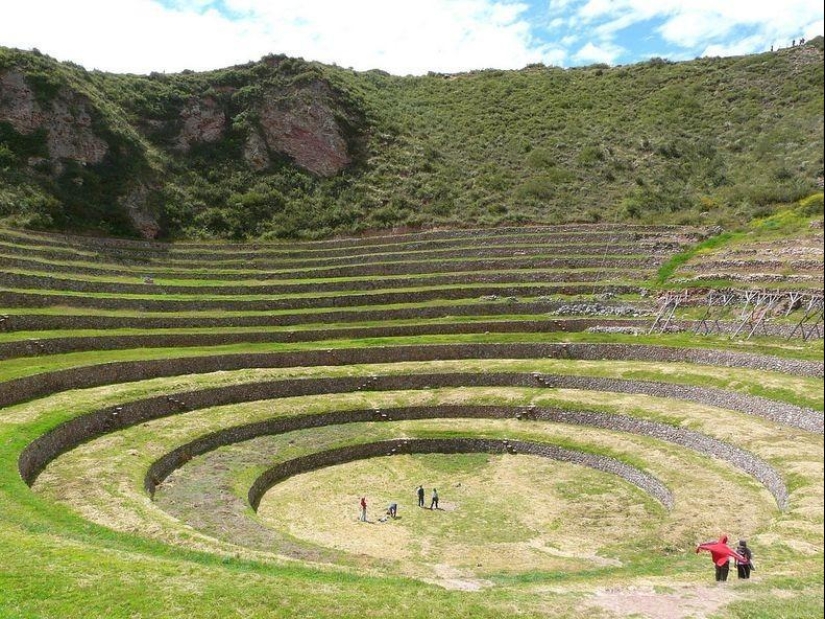 Mystical agricultural Inca terraces of Moray Mystical agricultural Inca terraces of Moray