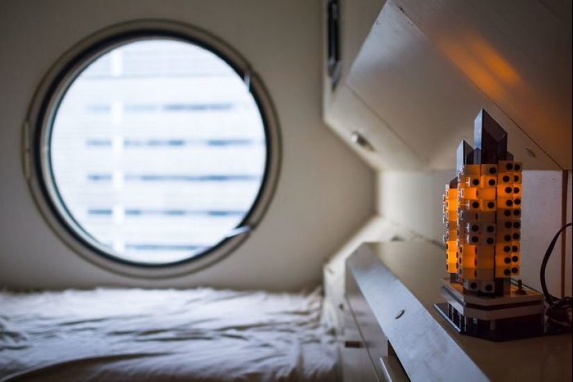 Nakagin Capsule Tower, or 9 square feet