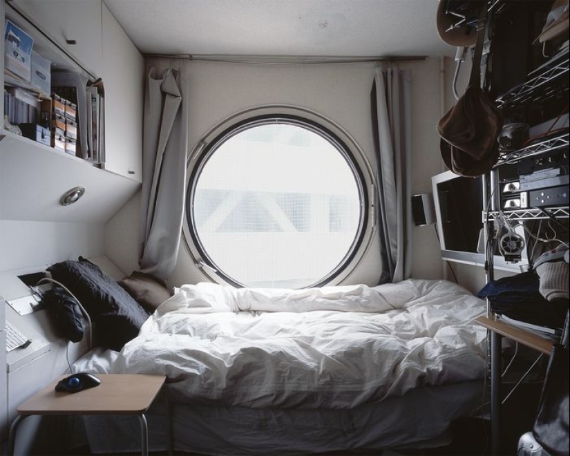 Nakagin Capsule Tower, or 9 square feet