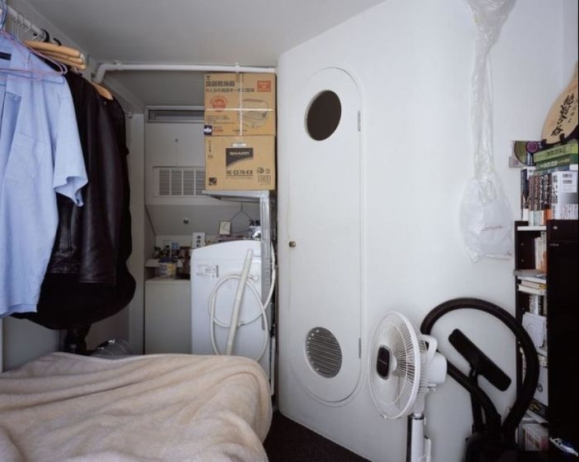 Nakagin Capsule Tower, or 9 square feet