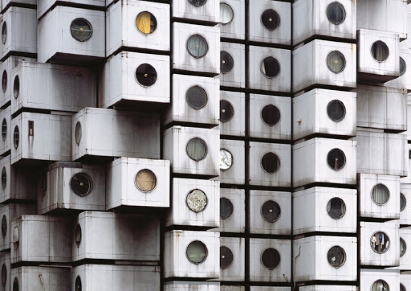 Nakagin Capsule Tower, or 9 square feet