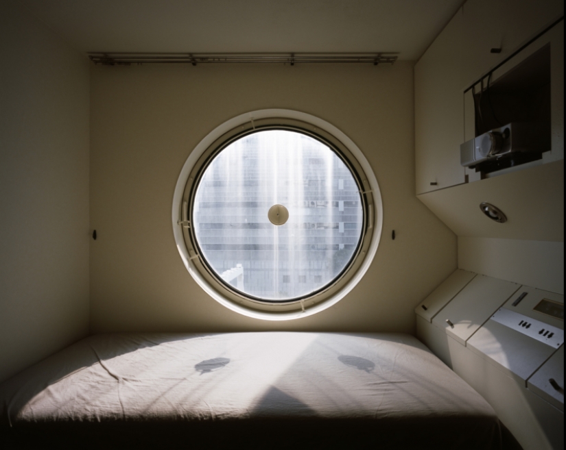 Nakagin Capsule Tower, or 9 square feet