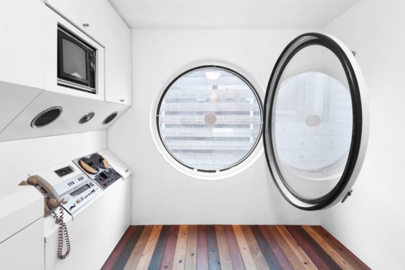 Nakagin Capsule Tower, or 9 square feet