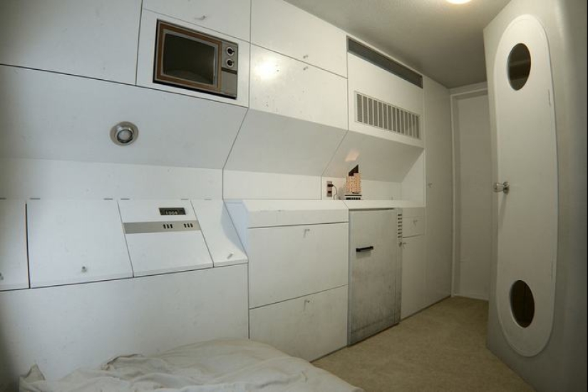 Nakagin Capsule Tower, or 9 square feet