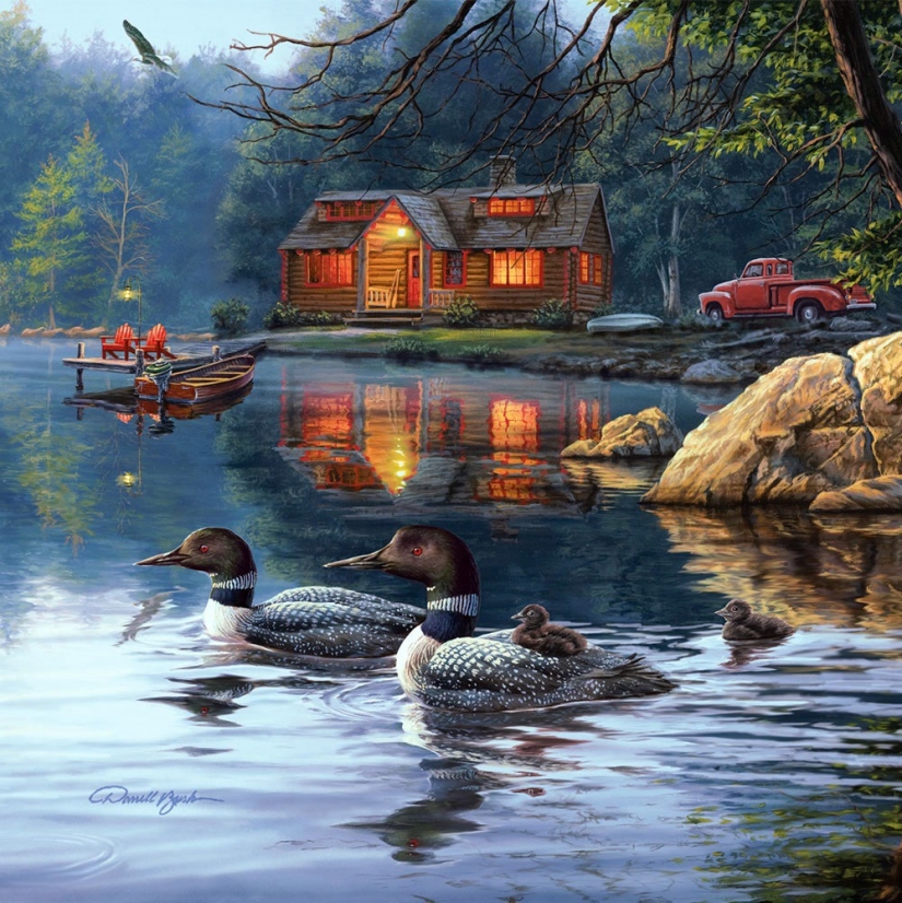 Naturaleza y vida salvaje en la obra de Darrell Bush: belleza en cada detalle