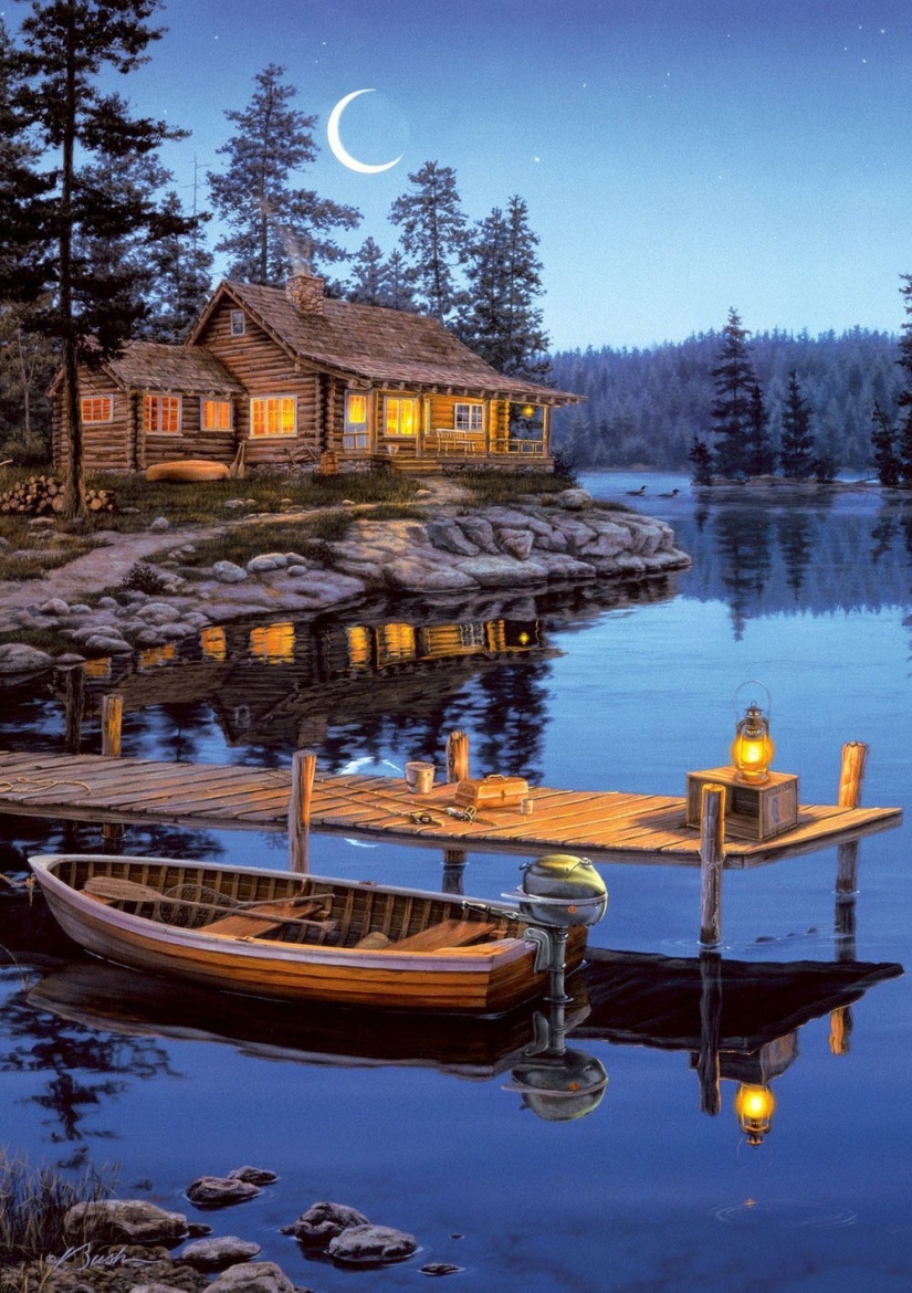 Naturaleza y vida salvaje en la obra de Darrell Bush: belleza en cada detalle