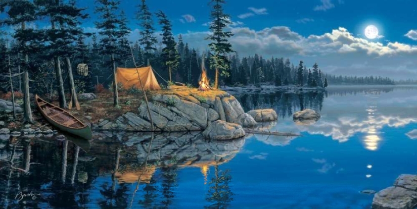 Naturaleza y vida salvaje en la obra de Darrell Bush: belleza en cada detalle