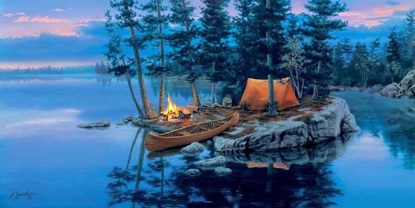 Naturaleza y vida salvaje en la obra de Darrell Bush: belleza en cada detalle