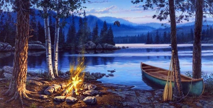 Naturaleza y vida salvaje en la obra de Darrell Bush: belleza en cada detalle