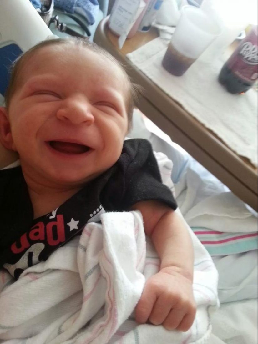 Niños pequeños que parecen viejos