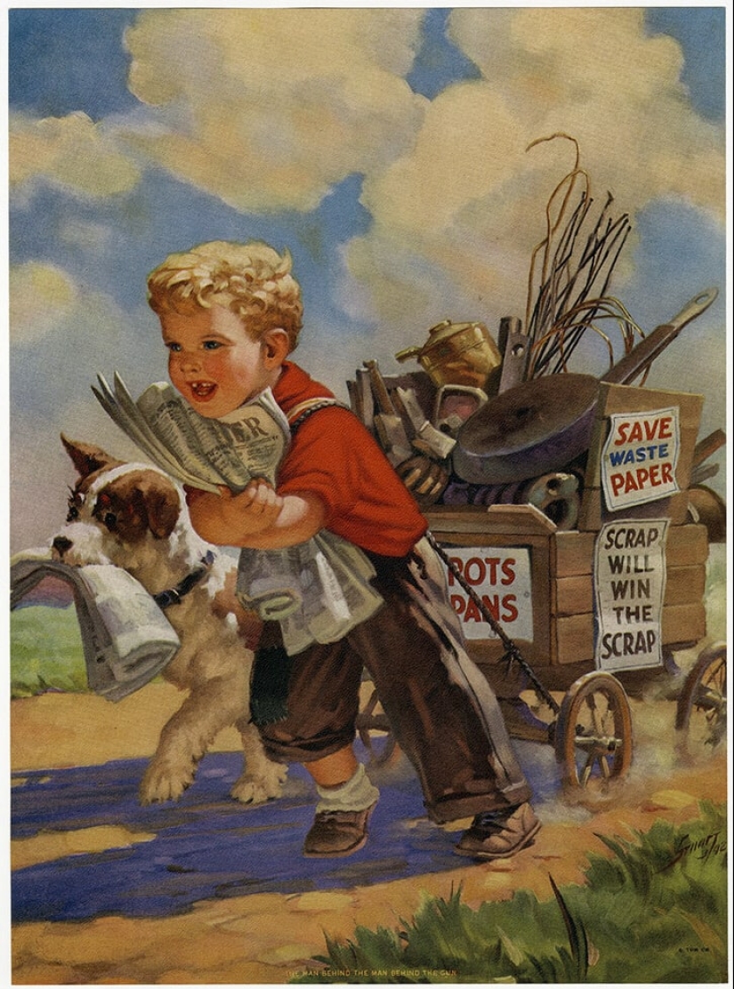 Niños pequeños traviesos del ilustrador Raymond James Stewart Niños pequeños traviesos del ilustrador Raymond James Stewart