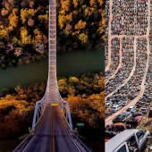 Nivel 80 Origami: Fotógrafo turco dobla ciudades