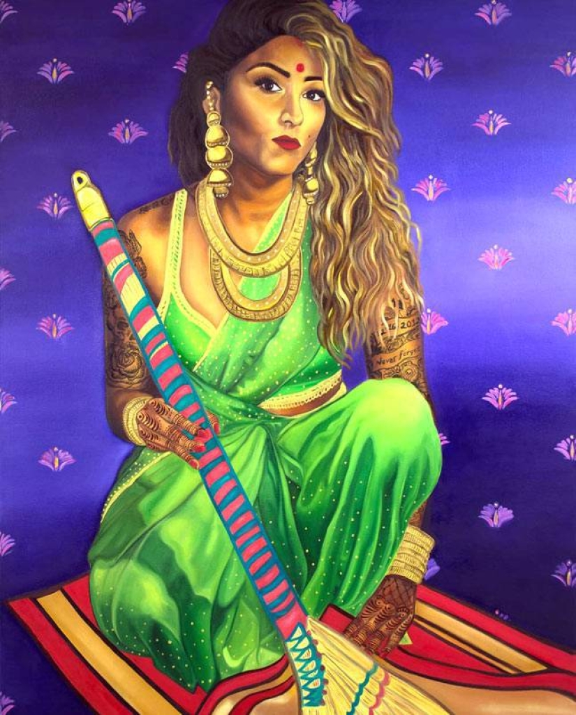 No hemos visto esto antes - Pin-up indio