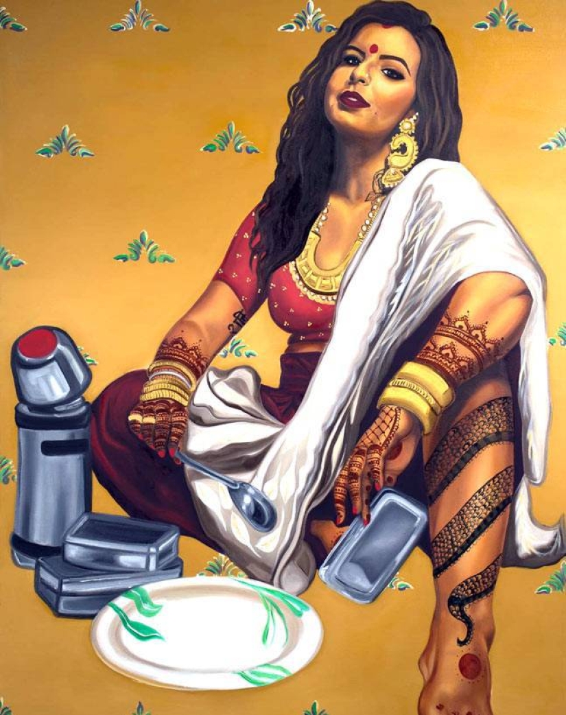 No hemos visto esto antes - Pin-up indio