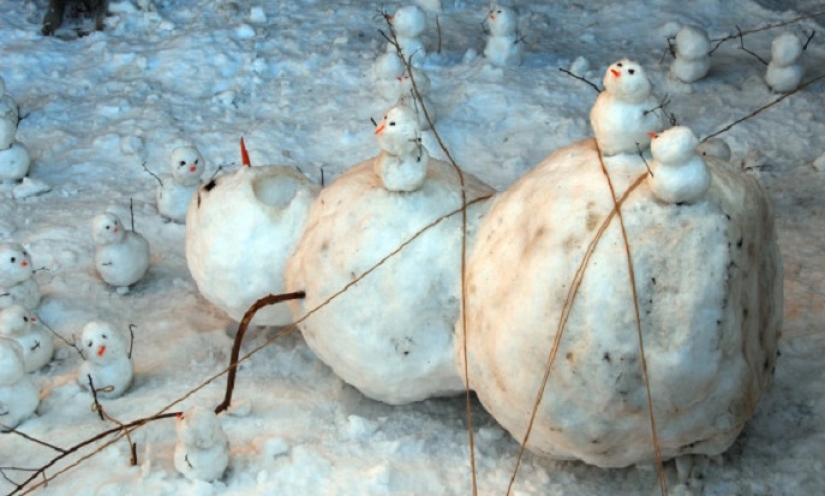 Not all snowmen are equally friendly