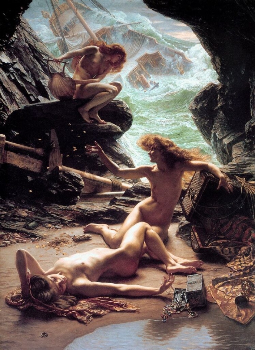Nude fairies by the artist Luis Ricardo Falero, who founded the fantasy style in painting