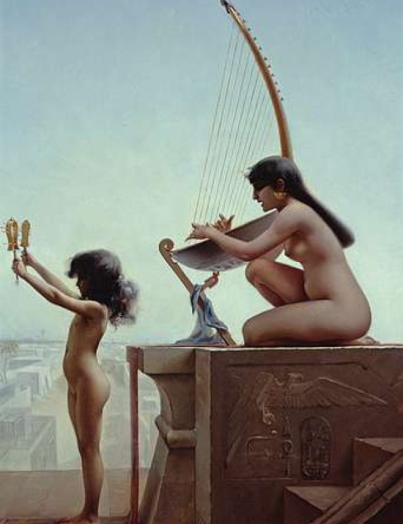 Nude fairies by the artist Luis Ricardo Falero, who founded the fantasy style in painting