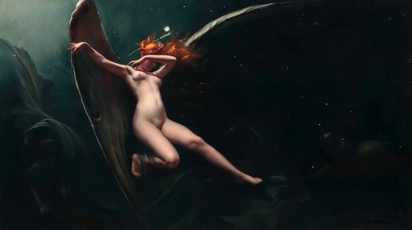 Nude fairies by the artist Luis Ricardo Falero, who founded the fantasy style in painting