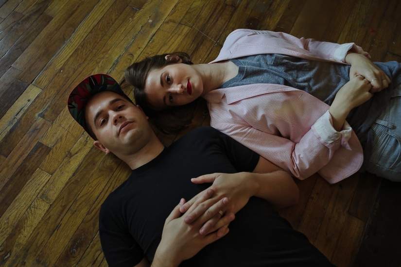 Nude portraits where the photographer himself is naked